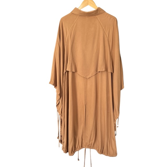 Anthropologie Pilcro Oversized Utility Poncho Cape Jacket OS - Picture 6 of 10